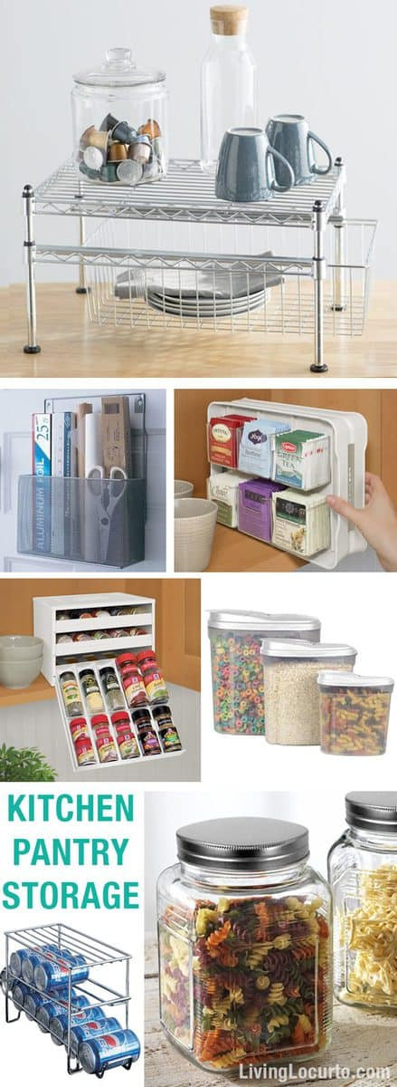 Kitchen Pantry Storage Bins
 Kitchen Pantry Organization Makeover Free Printable Labels