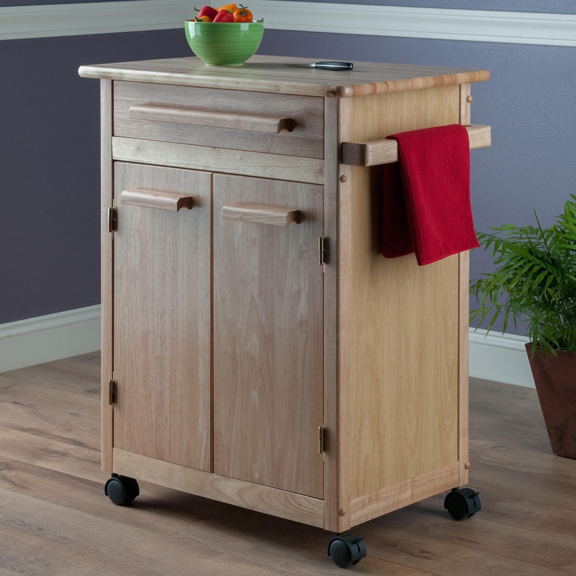Kitchen Storage Cart
 Amazon Winsome Wood Single Drawer Kitchen Cabinet