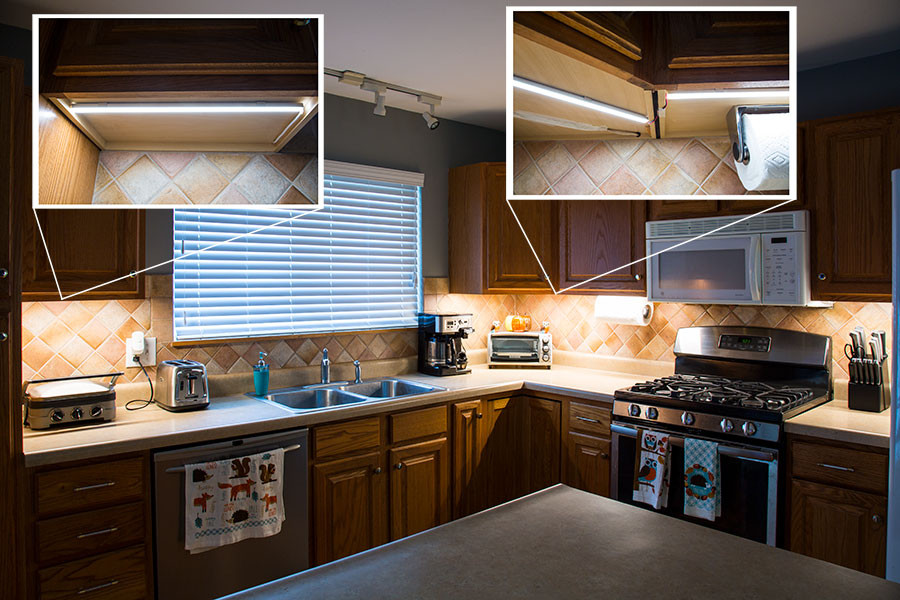 Kitchen Strip Lights Under Cabinet
 Slim Aluminum Profile Housing for LED Strip Lights