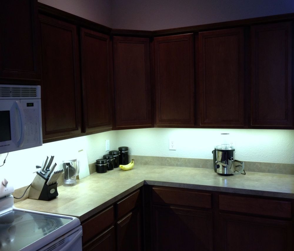 Kitchen Under Cabinet Lighting Options
 Kitchen Under Cabinet Professional Lighting Kit COOL WHITE