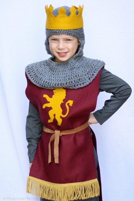 Knight Costume DIY
 Chronicles of Narnia Birthday Party At The Picket Fence