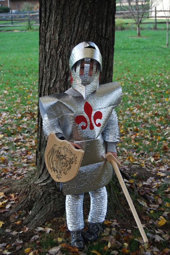 Knight Costume DIY
 DIY Halloween DIY Costumes DIY Homemade Knight in