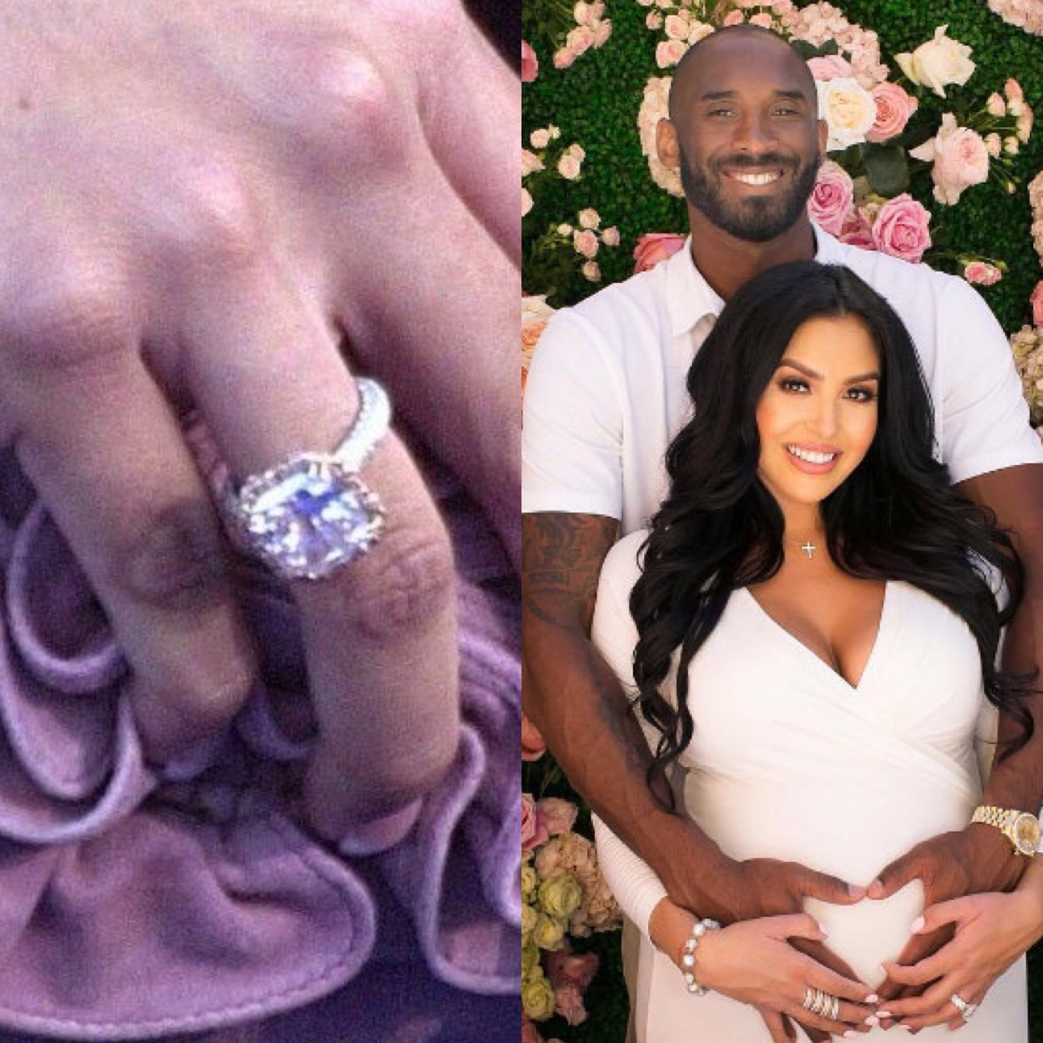 Kobe Bryant Wedding Ring
 These 8 Celebrity Engagement Rings Will Have You Green