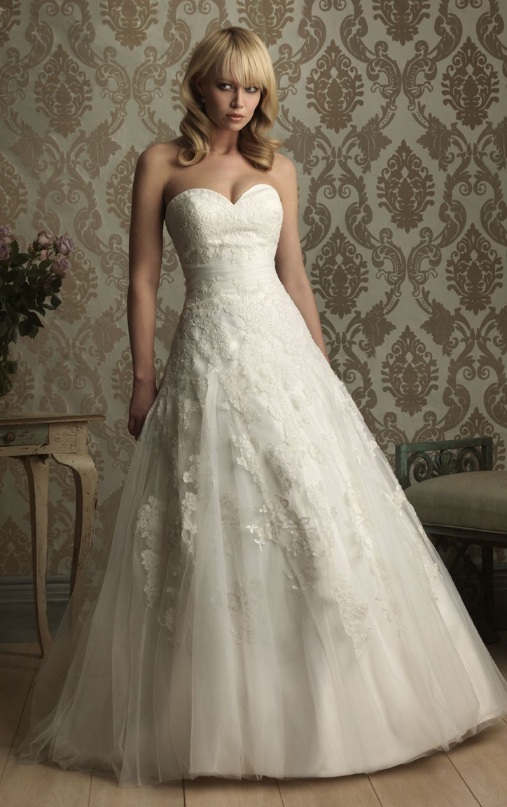 Lace And Tulle Wedding Dress
 DressyBridal Hot Sold Ball Gown Wedding Dresses 2013