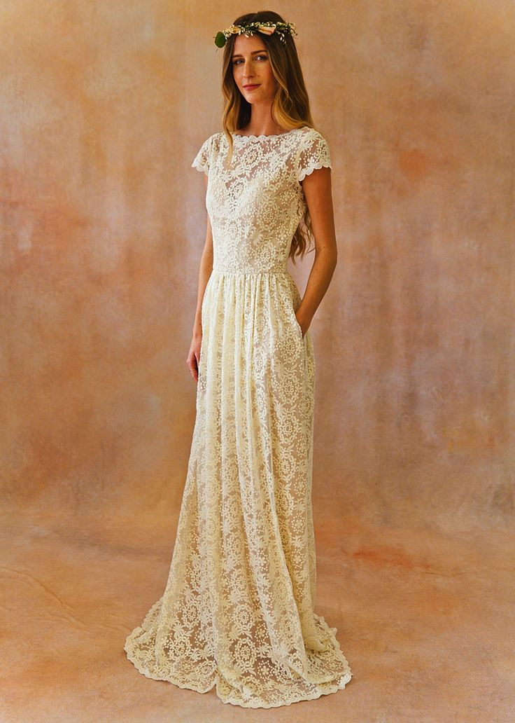 Lace Wedding Gowns Pinterest
 Best 20 Simple Lace Wedding Dress Ideas Pinterest