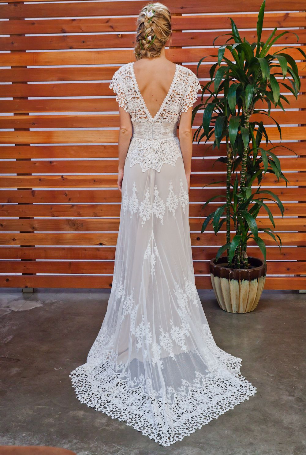 Lace Wedding Gowns Pinterest
 dreamy cotton lace bohemian wedding gown