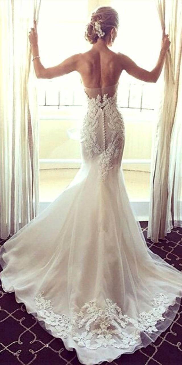 Lace Wedding Gowns Pinterest
 These are the 5 most popular wedding dresses on Pinterest
