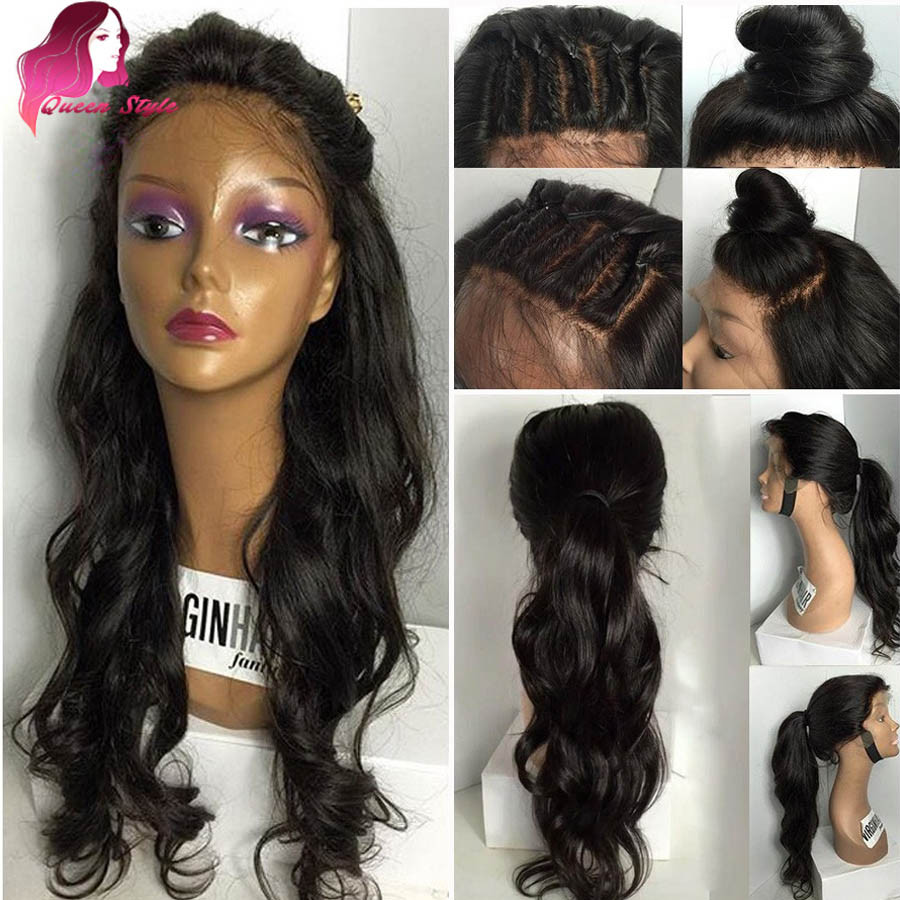 Lace Wig With Baby Hair
 Full Lace Human Hair Wigs For Black Women Brazilian