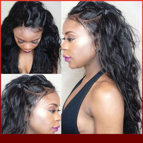 Lace Wig With Baby Hair
 Glueless Full Lace Lace Front W Human Hair wavy