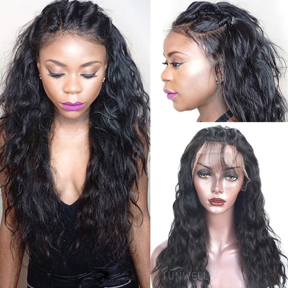 Lace Wig With Baby Hair
 Amazon Sunwell Human Hair Lace Front Wigs with Baby