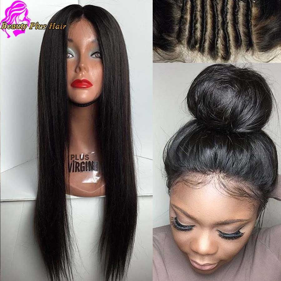 Lace Wig With Baby Hair
 7A Human Hair Lace Front Wigs Black Women Brazilian Full