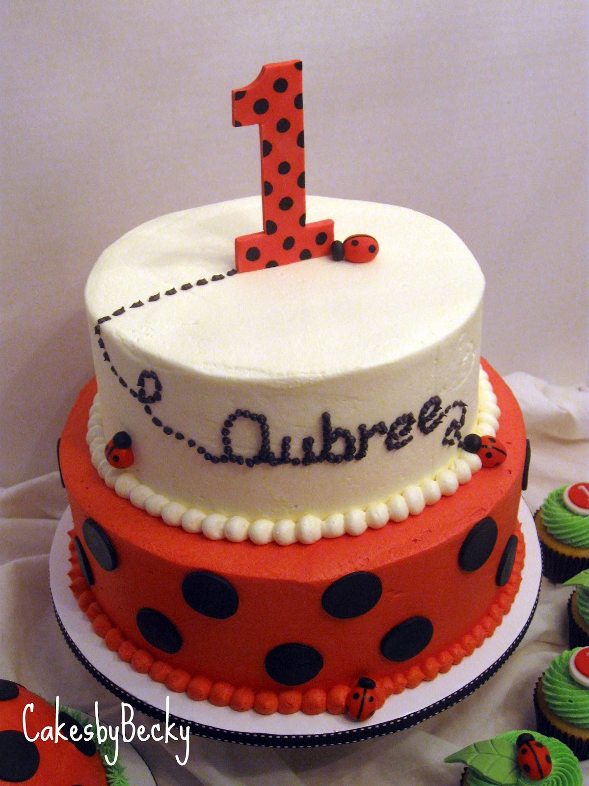 Ladybug Birthday Cakes
 Cakes by Becky Ladybug First Birthday