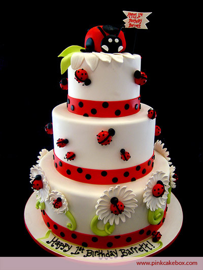 Ladybug Birthday Cakes
 Sue s Sweet Shop Ladybug Parties