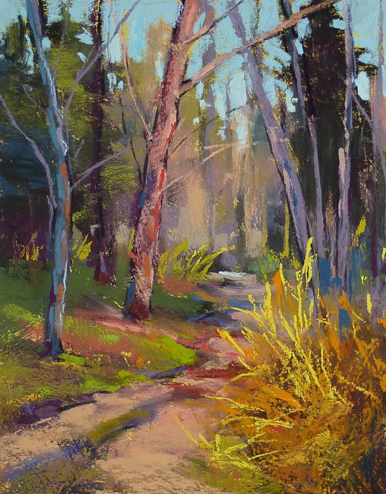Landscape Paintings By Famous Artists
 Painting My World Monday Pastel Demo Spring Landscape
