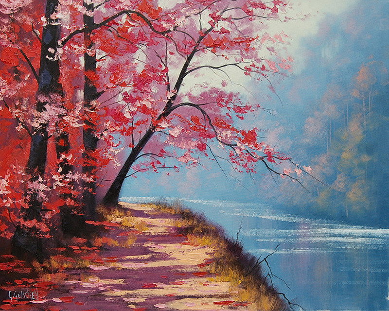 Landscape Paintings By Famous Artists
 COSICAS VARIAS Silent Autumn