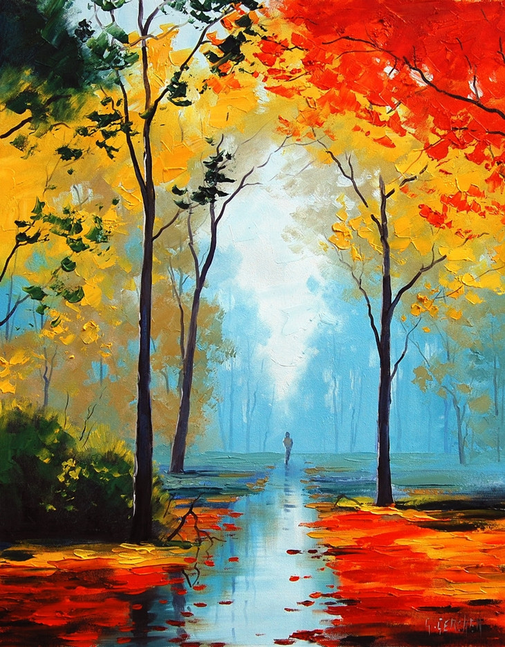 Landscape Paintings By Famous Artists
 COSICAS VARIAS Silent Autumn