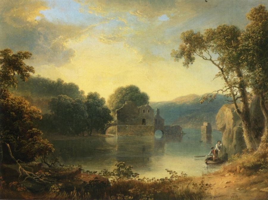 Landscape Paintings For Sale
 Thomas Doughty Ruins in a Landscape Painting