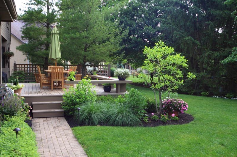 Landscaping Ideas Around Patio
 Deck Design Hilliard OH Gallery Landscaping