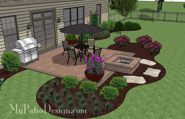 Landscaping Ideas Around Patio
 landscaping around a square patio Google Search