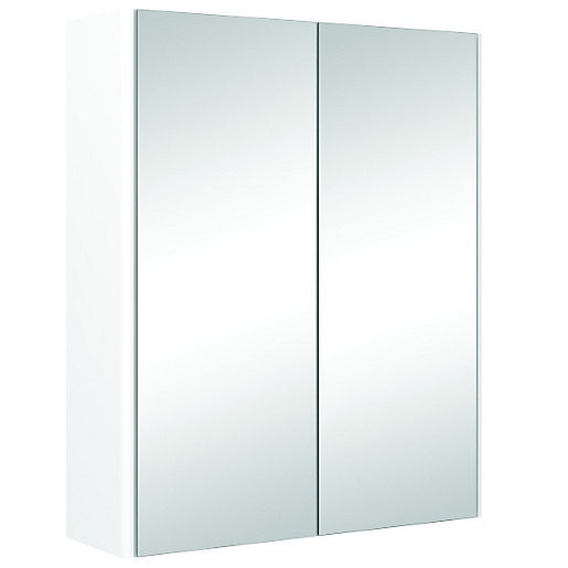 Large Bathroom Mirror Cabinet
 Wickes Semi Frameless Double Mirror Bathroom Cabinet
