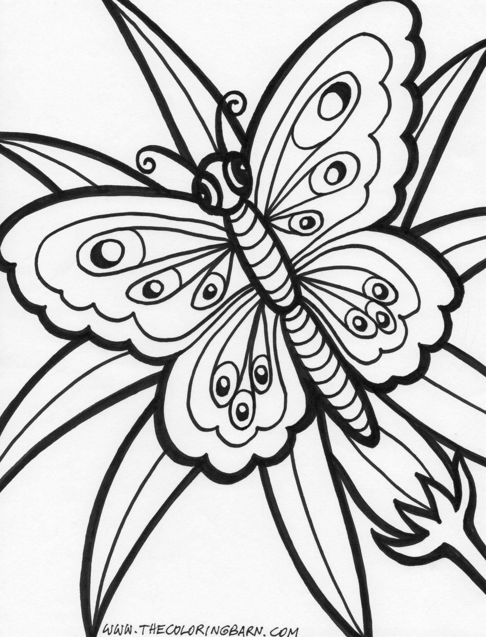 Large Coloring Pages For Adults
 summer flowers printable coloring pages Free
