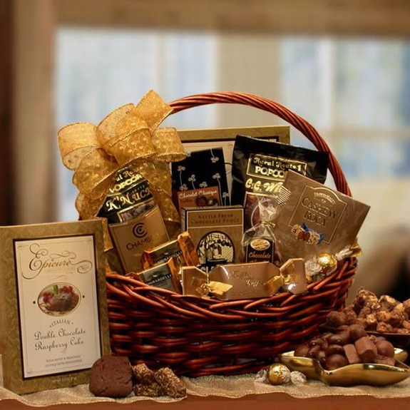 Large Gift Basket Ideas
 Chocolate Gourmet Gift Basket