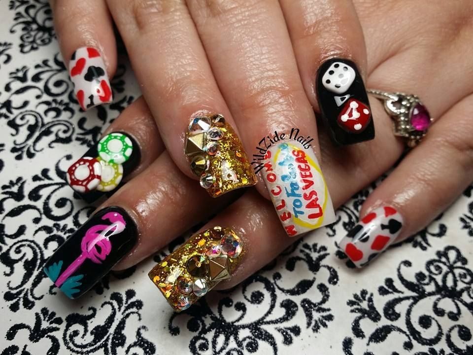 2. Sparkle and Shine: Vegas Nail Art - wide 1
