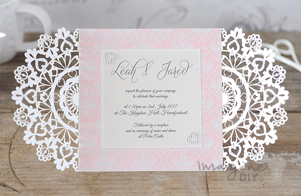 Laser Cut Wedding Invitations DIY
 How to Make Arabesque Laser Cut Invitation Imagine DIY