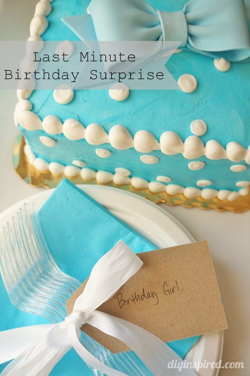 Last Minute Birthday Gift Ideas For Girlfriend
 Last Minute Birthday Surprise Idea DIY Inspired
