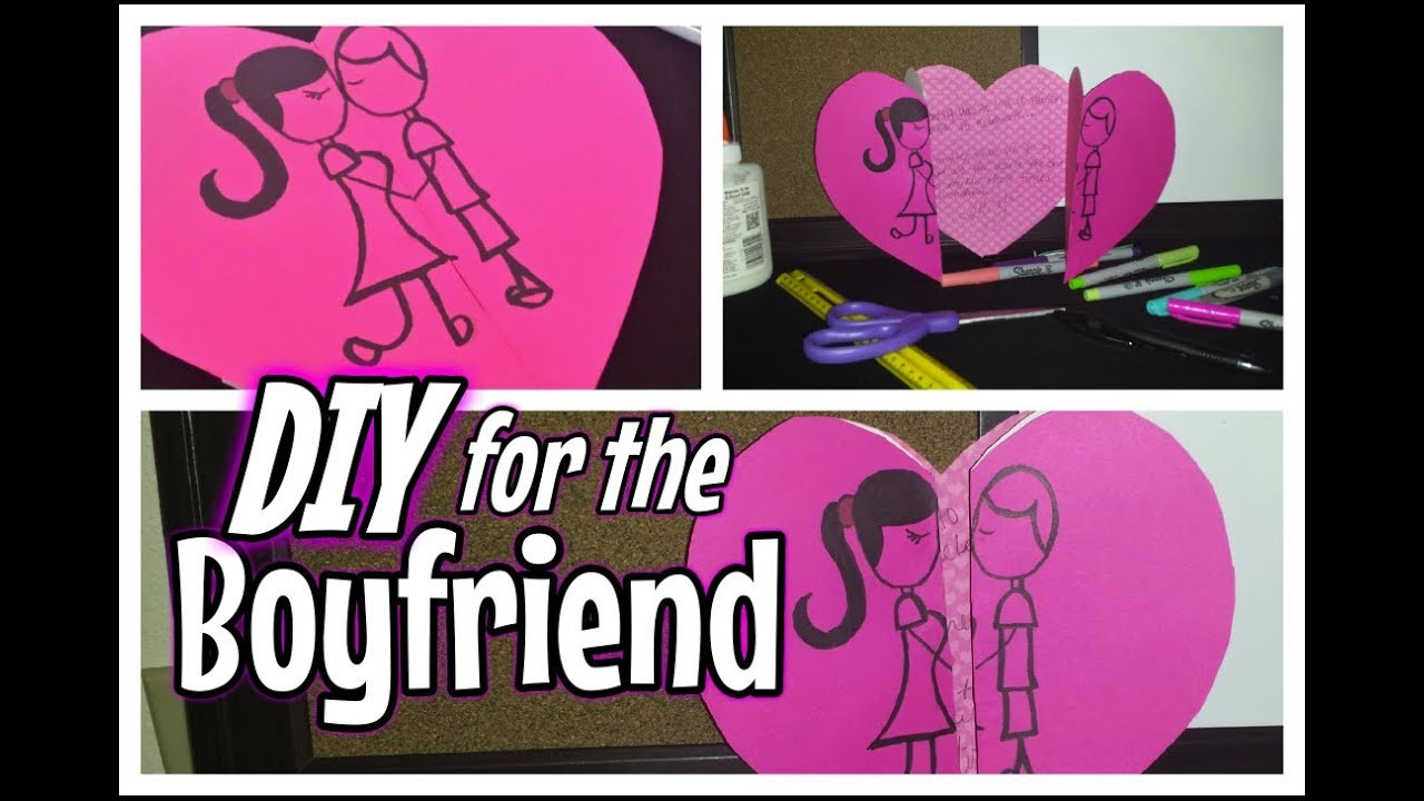 Last Minute Birthday Gift Ideas For Girlfriend
 DIY Valentine s Card For the Boyfriend GirlFriend