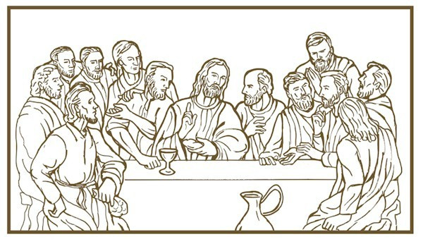Last Supper Coloring Pages Printable
 Last Supper Coloring Page