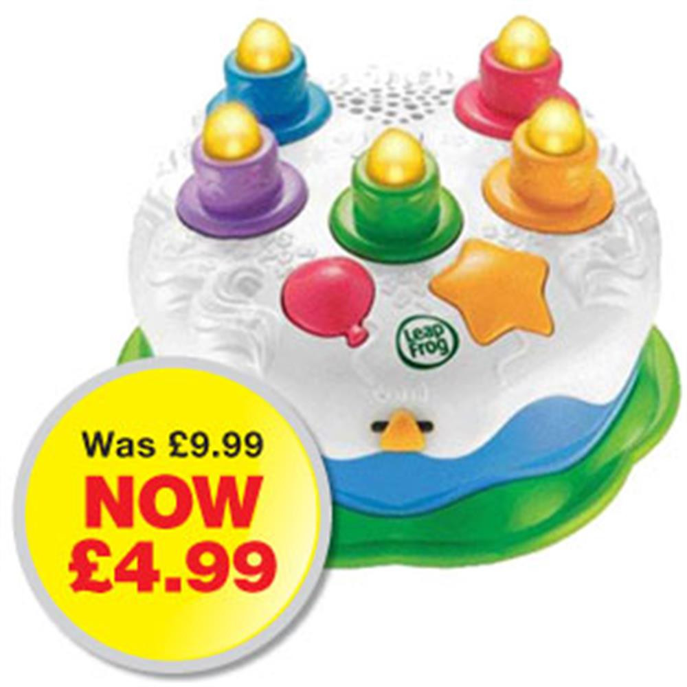 Leapfrog Birthday Cake
 Buy Leap Frog Counting Candles Birthday Cake at Home Bargains