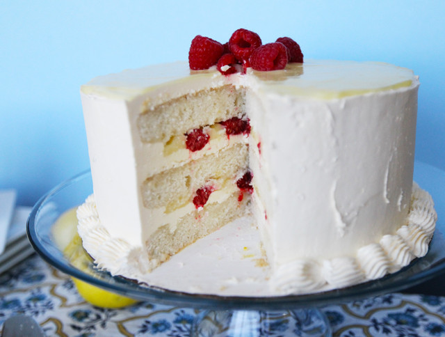 Lemon Birthday Cake Recipe
 Lemon Birthday Cake With Raspberry Buttercream Recipe