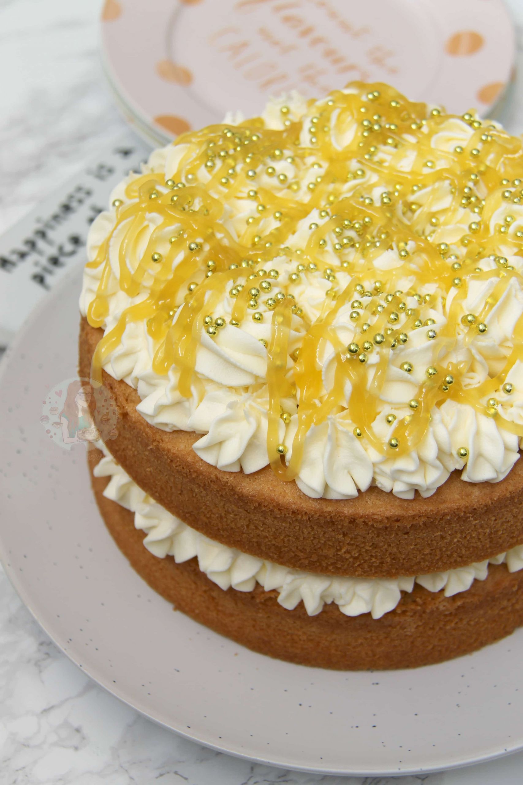 Lemon Birthday Cake Recipe
 Lemon Celebration Cake Jane s Patisserie
