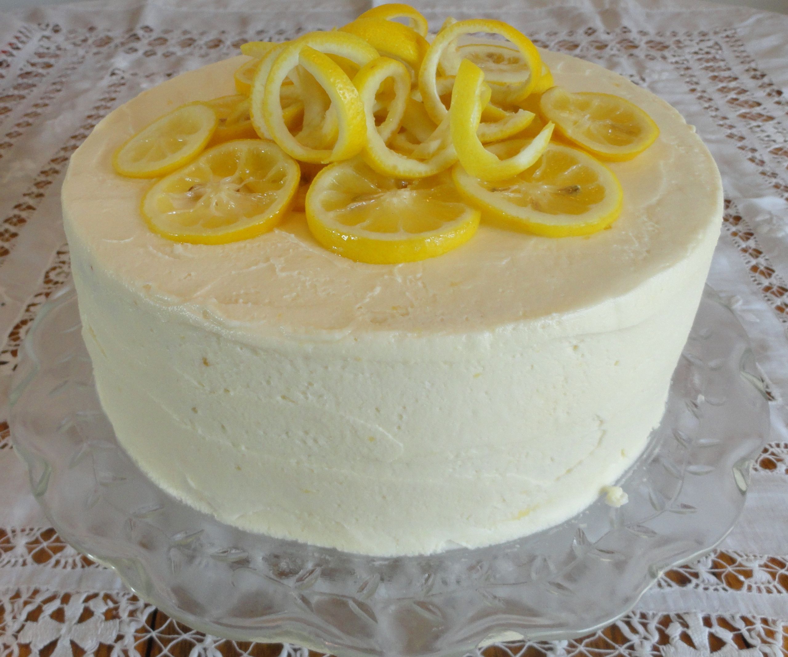 Lemon Birthday Cake Recipe
 Lemon Curd Cake with Lemon Swiss Meringue Buttercream