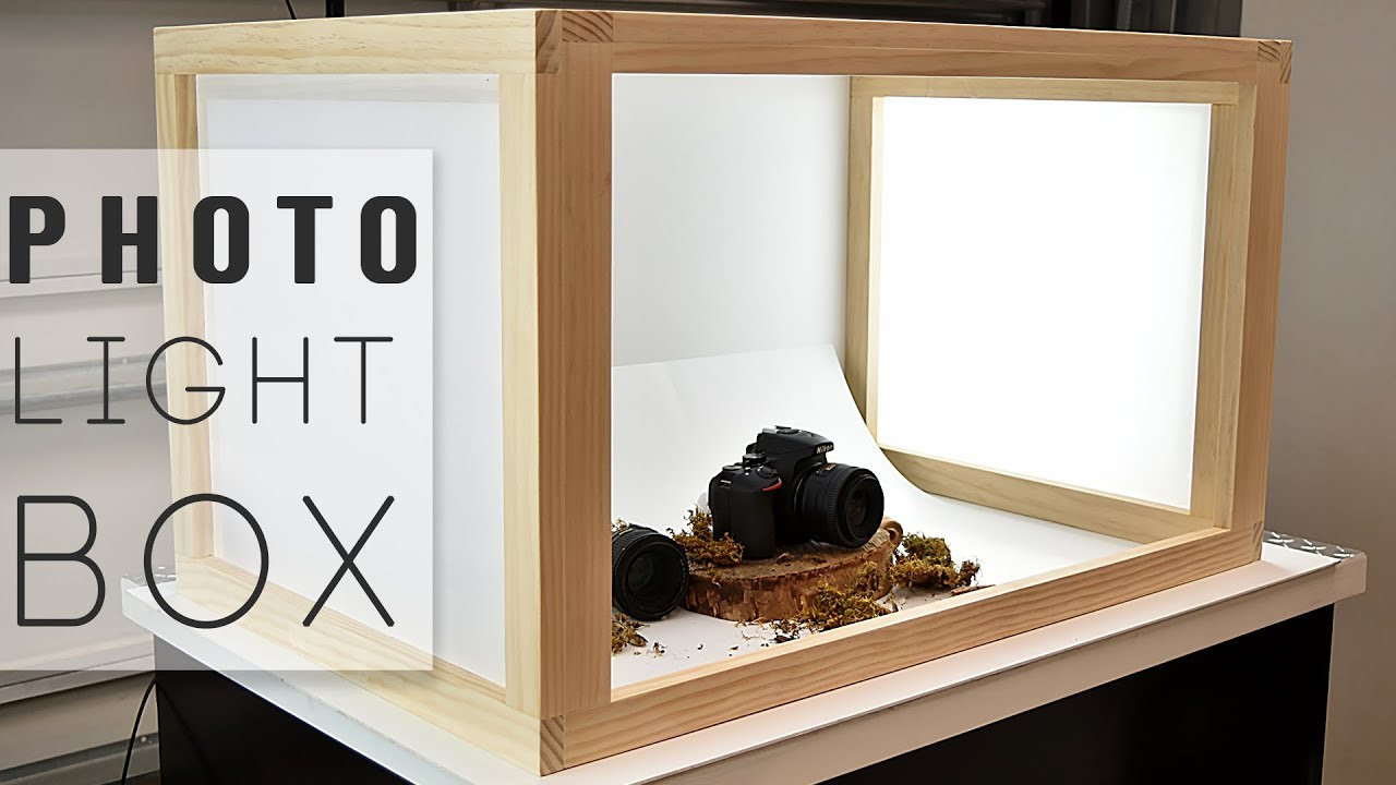 Light Box DIY
 How to make a LIGHT BOX