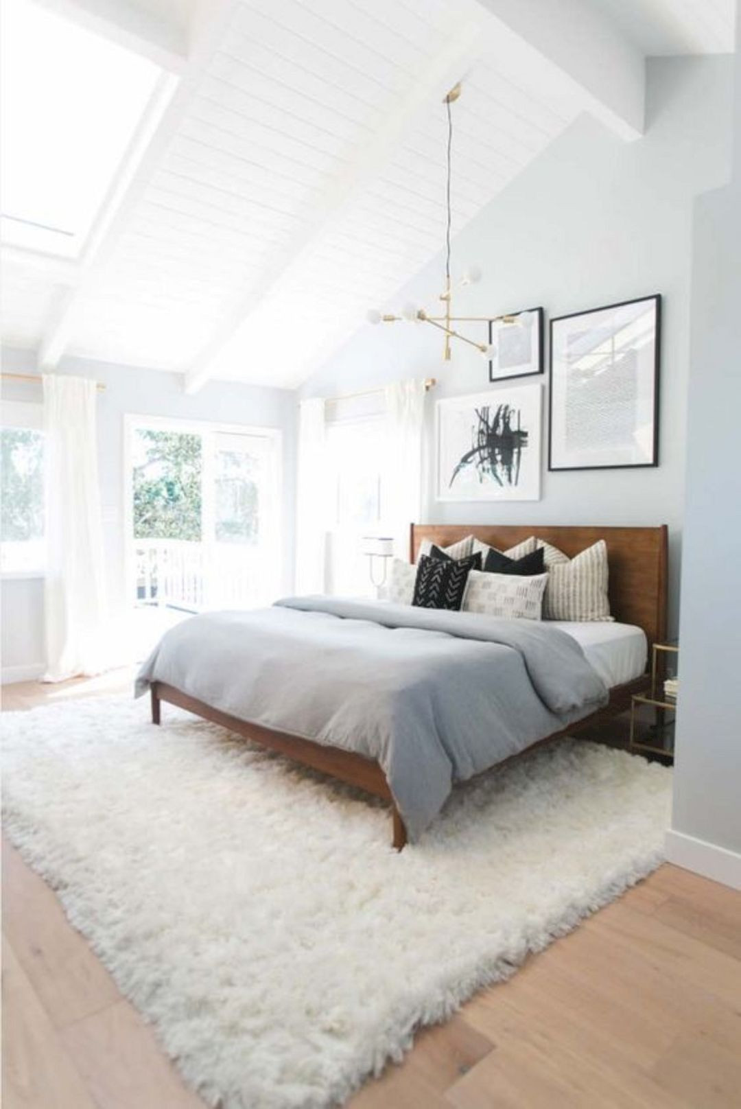 Light Grey Bedroom Ideas
 spacious and airy bedroom vaulted shiplap ceilings