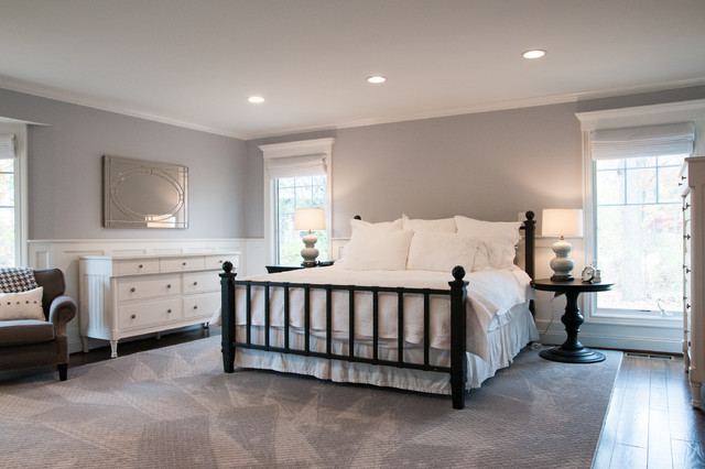 Light Grey Bedroom Ideas
 Modern White and Light Gray Master Bedroom Modern