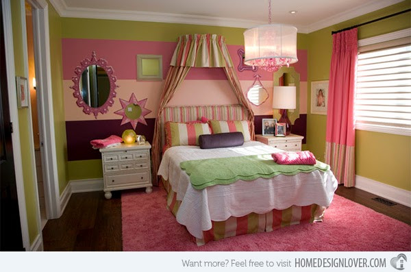 Little Girl Bedroom Paint Ideas
 Hogares Frescos 15 Ideas para Vestir tu Cama en