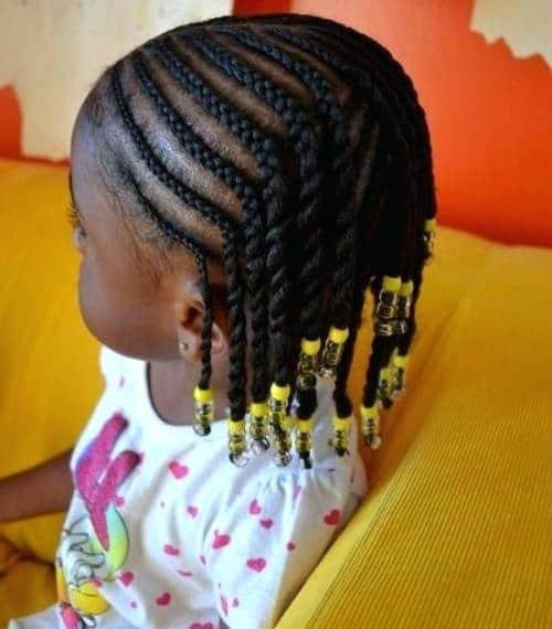 Little Girl Braids And Beads Hairstyles
 21 Attractive Little Girl Hairstyles with Beads