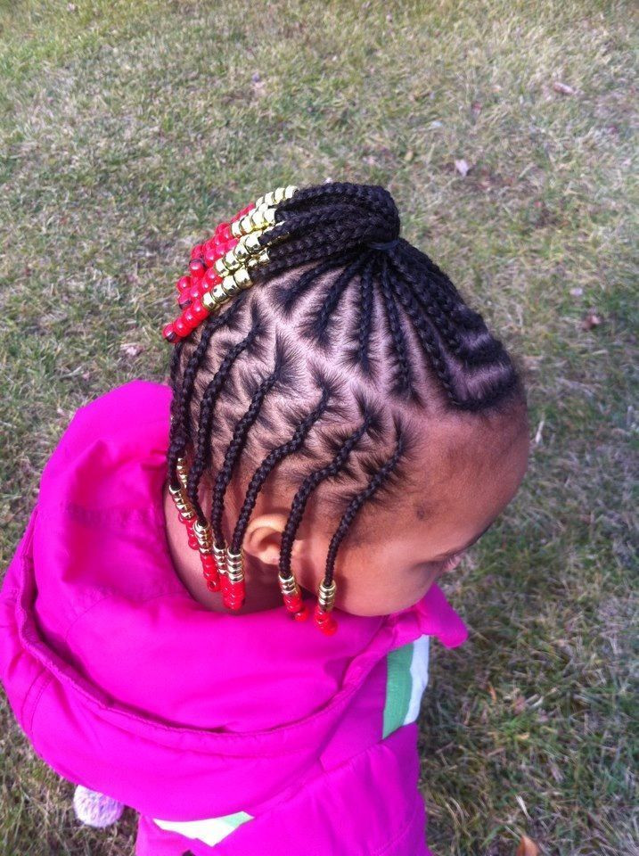 Little Girl Braids And Beads Hairstyles
 22 best braids with beads for kids images on Pinterest