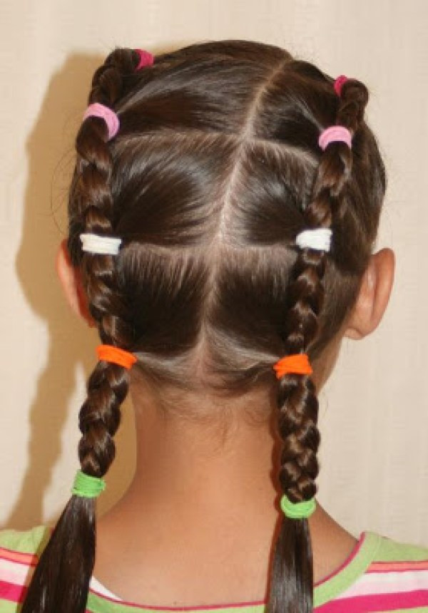 Little Girl Hairstyles With Rubber Bands
 Hair Style With Little Rubber Bands