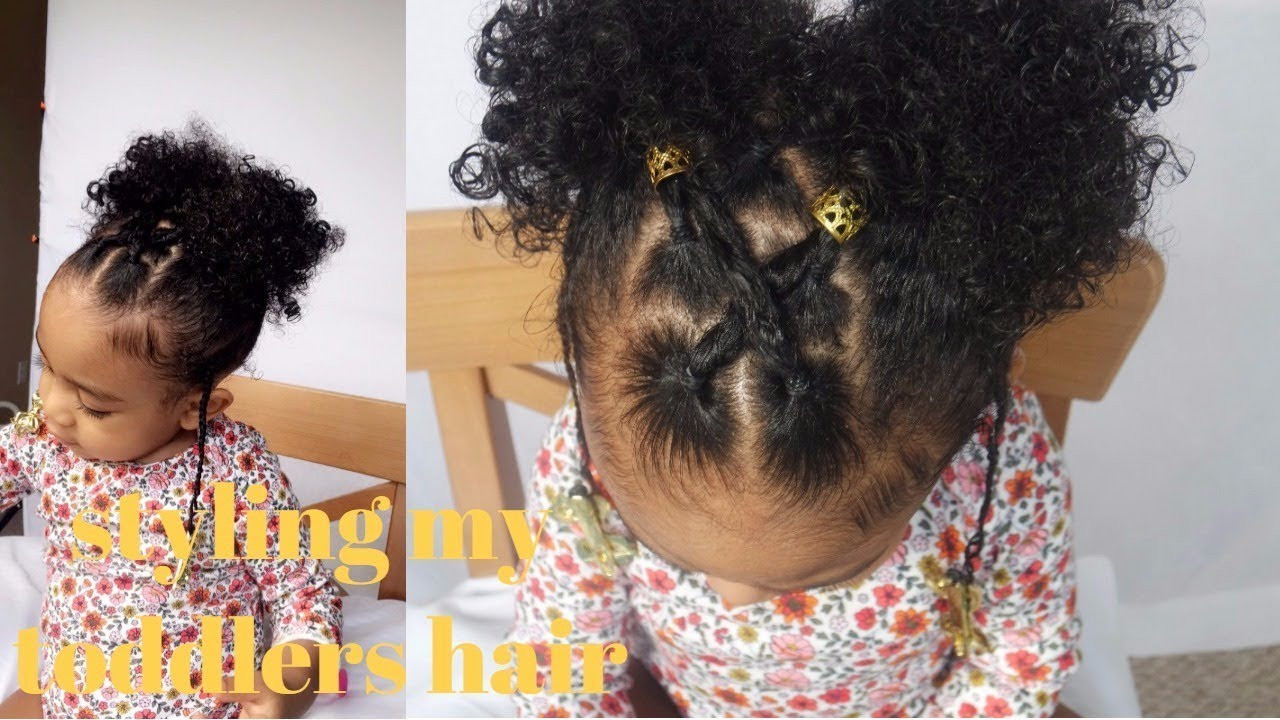 Little Girl Short Curly Hairstyles
 STYLING MY TODDLERS SHORT CURLY HAIR MOMMY MONDAY