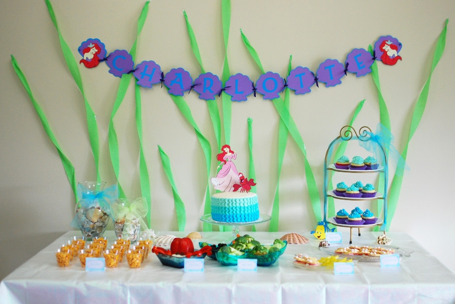 Little Mermaid Birthday Party Ideas
 Appetizer for a Crafty Mind Little Mermaid Birthday Party