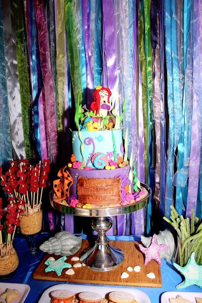 Little Mermaid Birthday Party Ideas
 Kara s Party Ideas Ariel The Little Mermaid Birthday