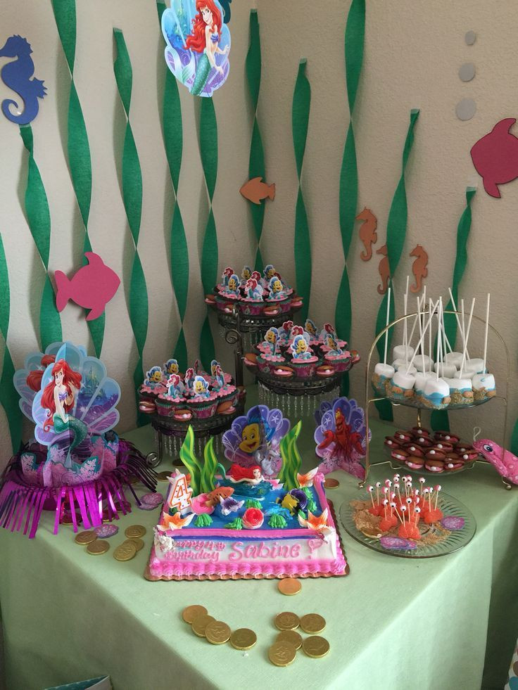 Little Mermaid Birthday Party Ideas
 Little mermaid theme kids birthday party in 2019