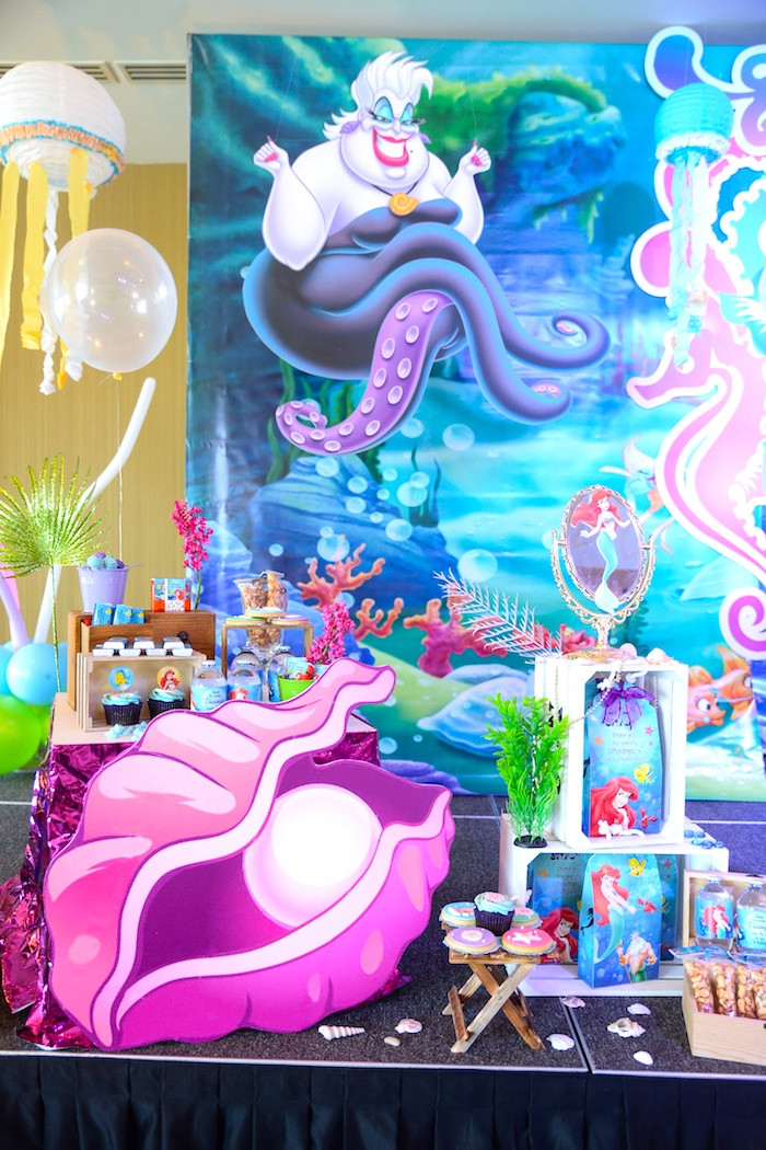 Little Mermaid Birthday Party Ideas
 Kara s Party Ideas Ariel the Little Mermaid Birthday Party