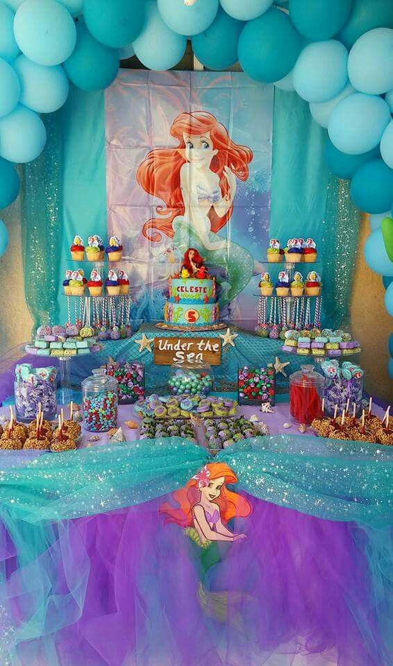 Little Mermaid Theme Party Ideas
 Under the Sea birthday party theme