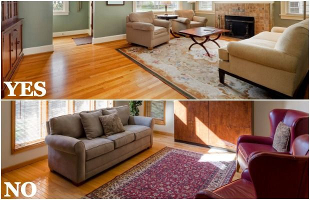 Living Room Area Rug Placement
 7 Rug Mistakes to Never Make