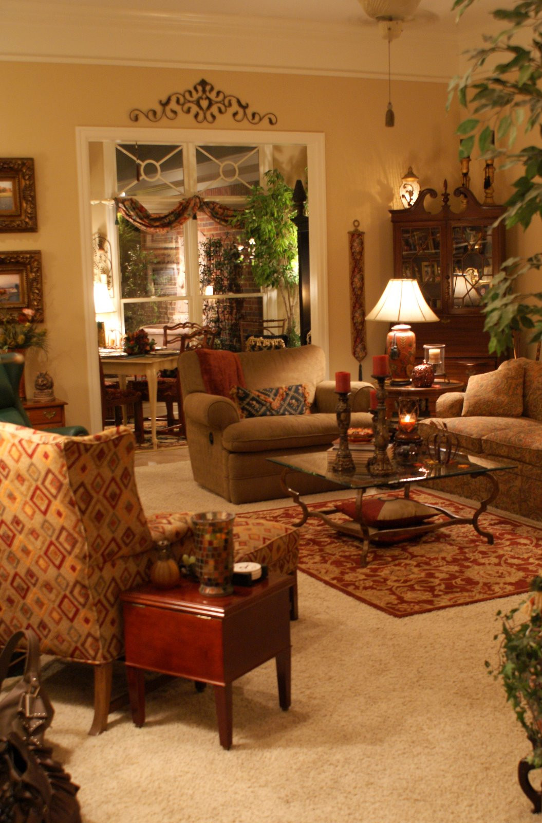 Living Room Decorating
 A Little Loveliness A Warm Wel e